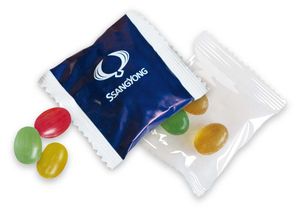 Flowpackové bonbóny 3ks v sáčku