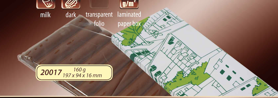 Čokoláda 160g v papírové krabičce